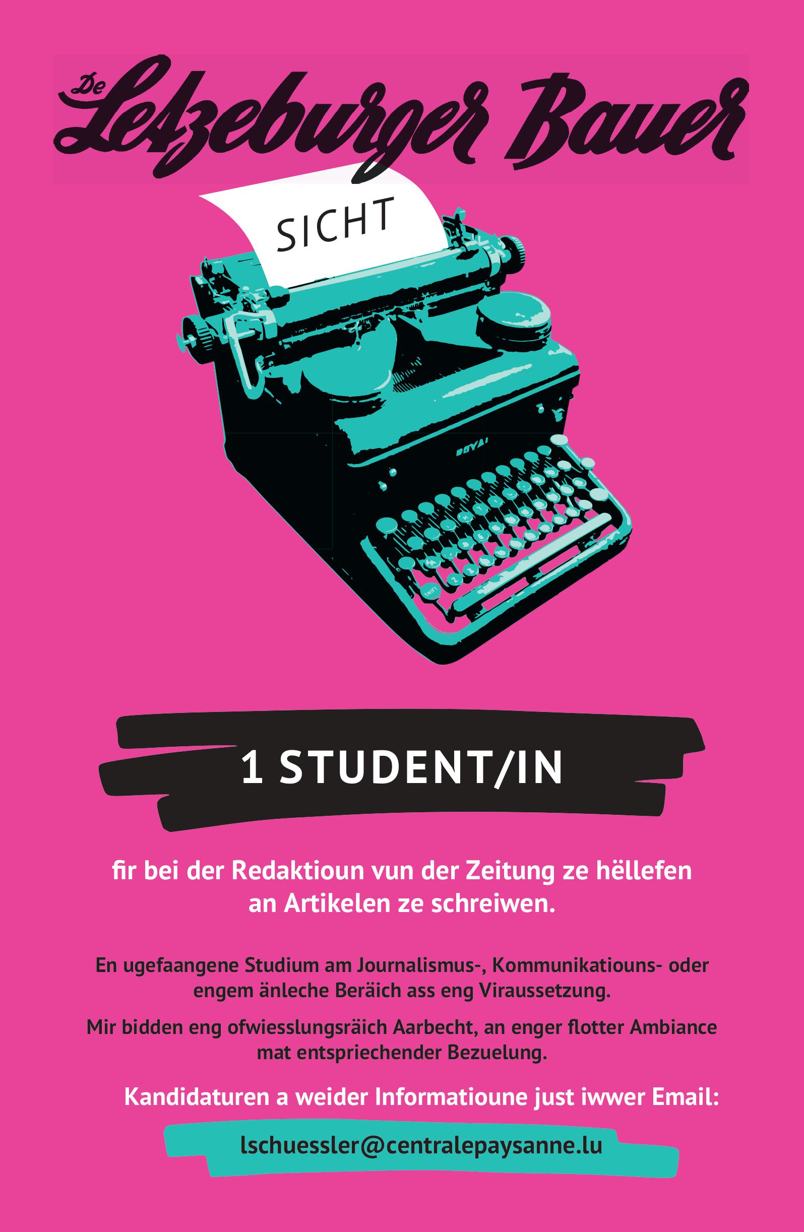 STUDENTIN ODER STUDENT GESICHT