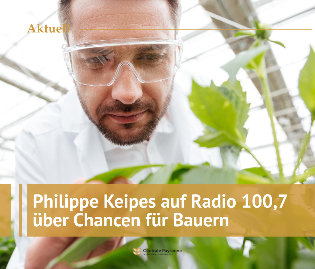 Philippe Keipes auf Radio 100,7 über Chancen für Bauern