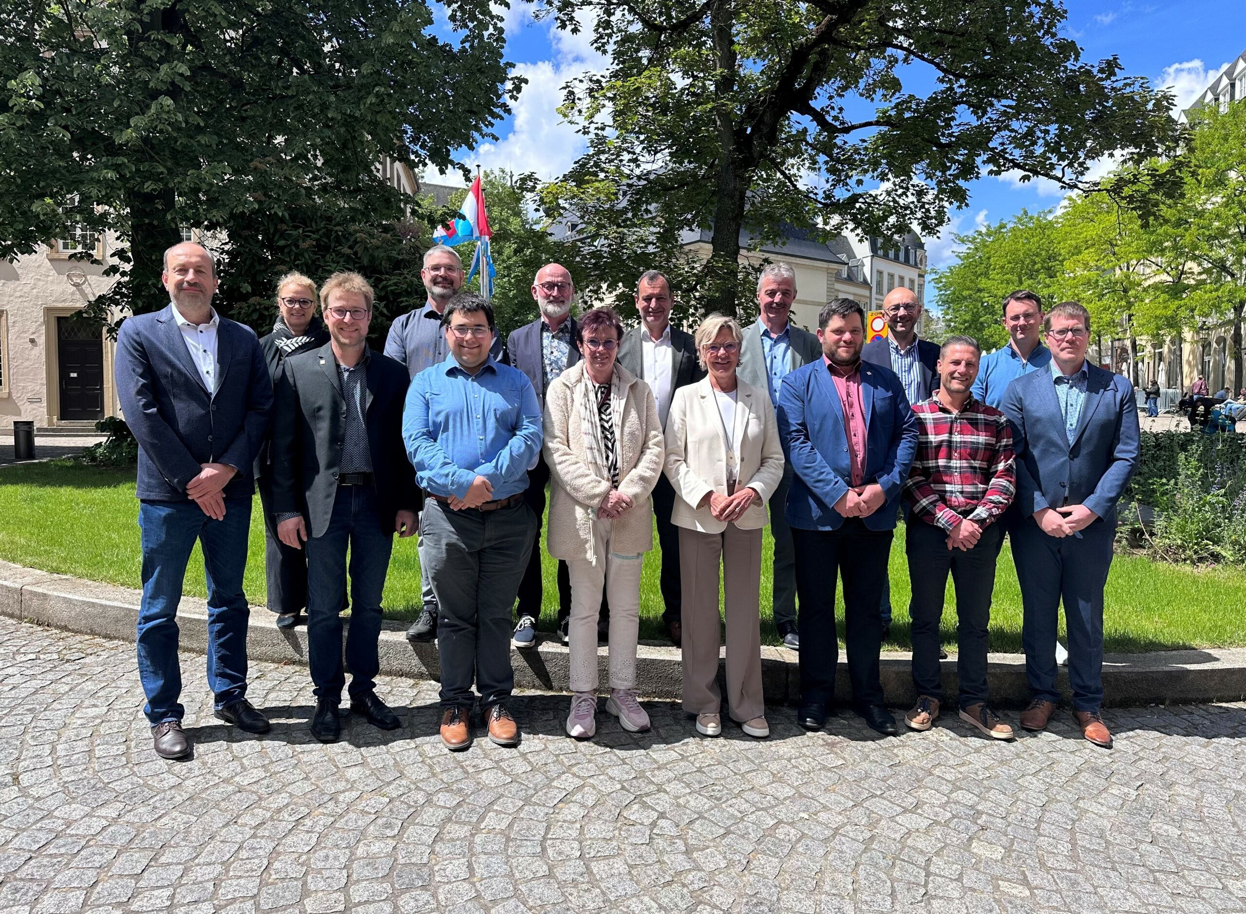 OP BESUCH BEI DER LANDWIRTSCHAFTSMINISTERIN
